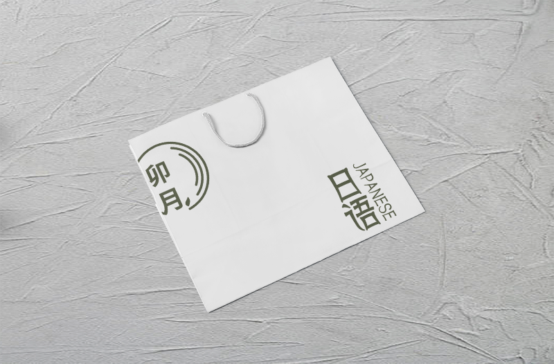 中国風トートバッグのデザイン